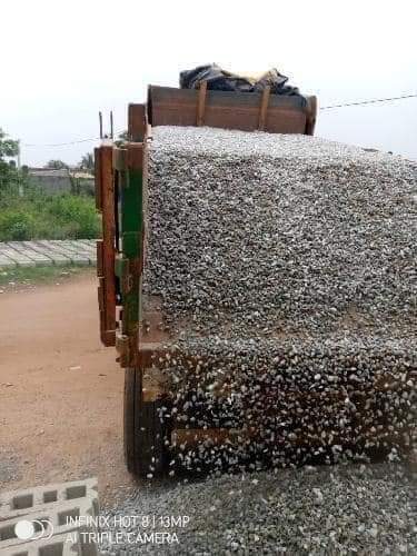 Les graviers concassées