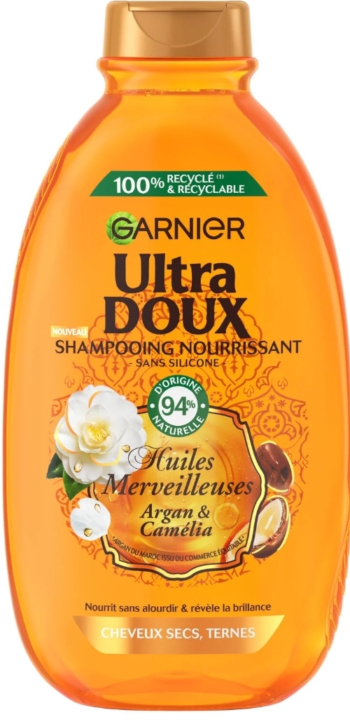 Shampoing garnier Illuminant Cheveux ULTRA DOUX 400ml