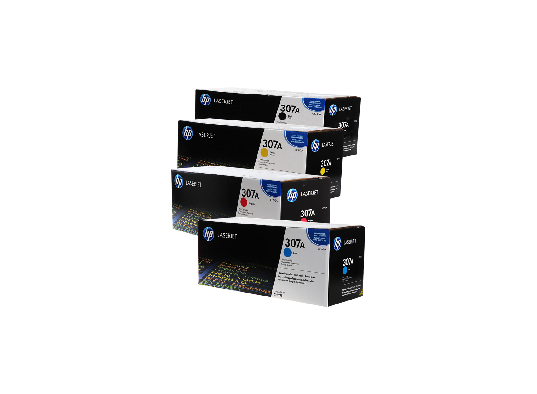 Toner HP 307A (CE740A, CE741A, CE742A, CE743A) – Original