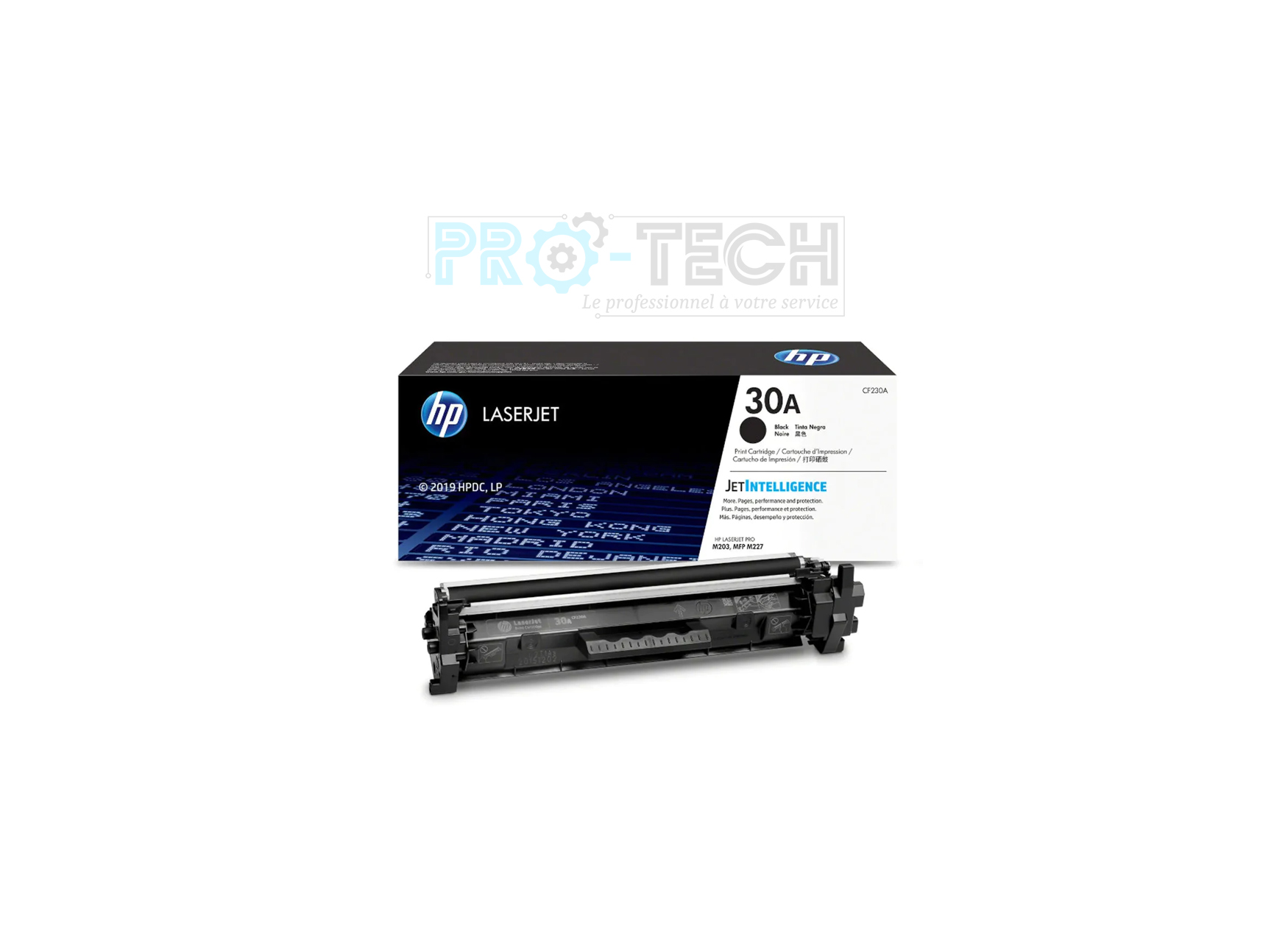 Toner HP 30A (CF230A) noir - Authentique (Original)
