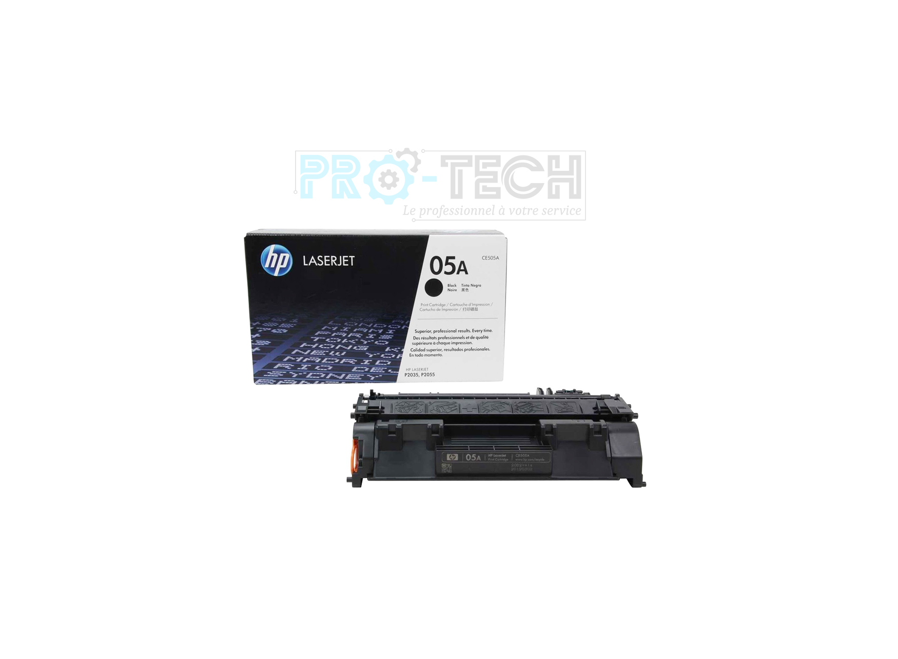 Toner HP 05A (CE505A) Noir Authentique (Original)