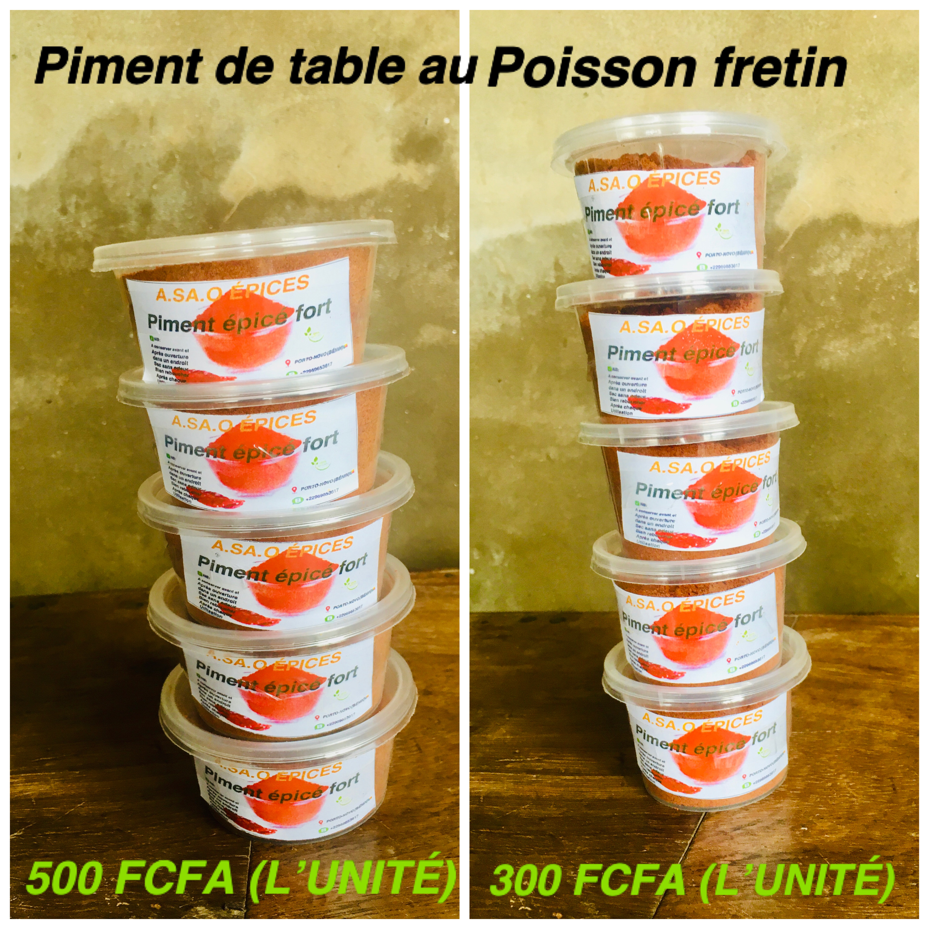 Piment de table fort épicé