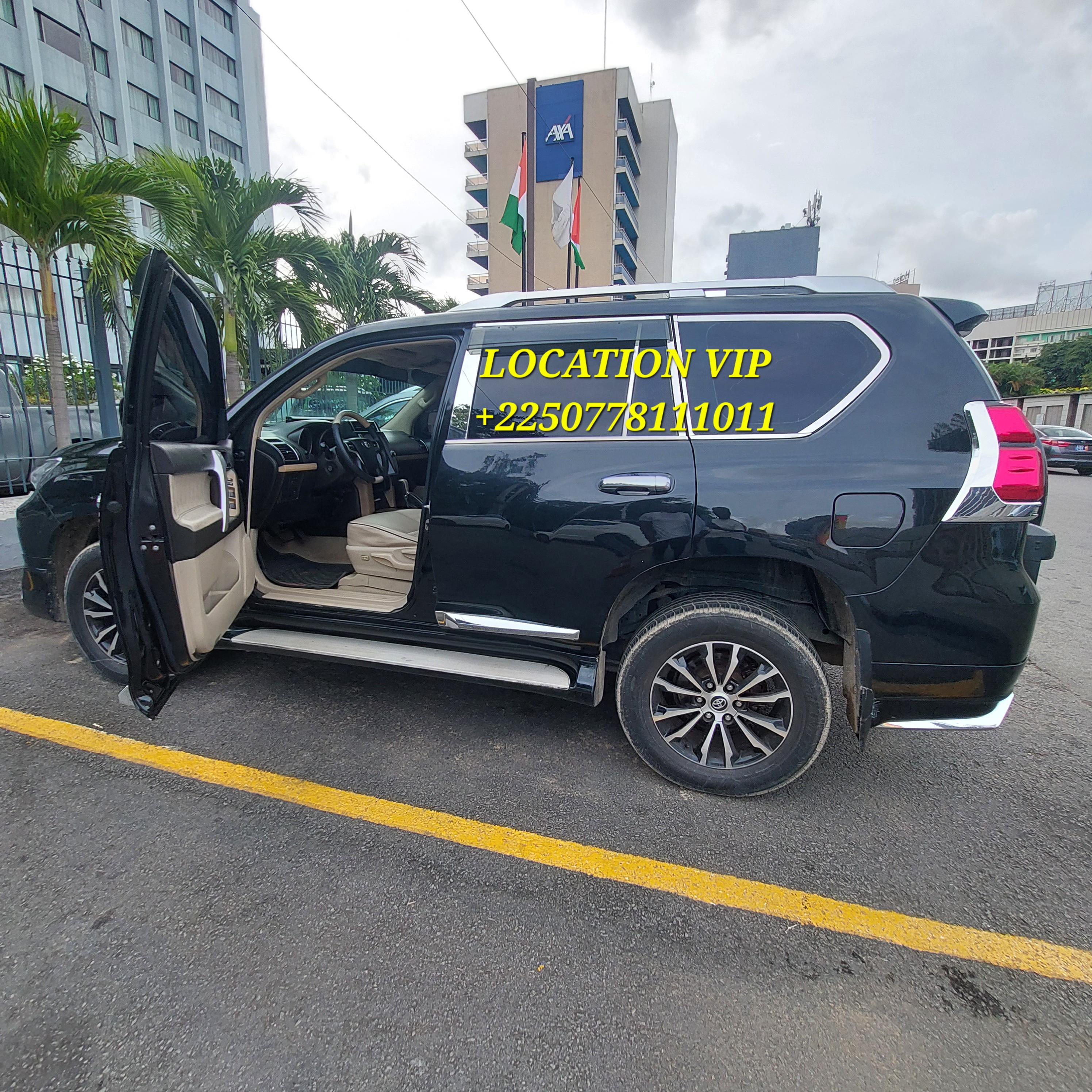Location- Toyota Prado Abidjan avec chauffeur