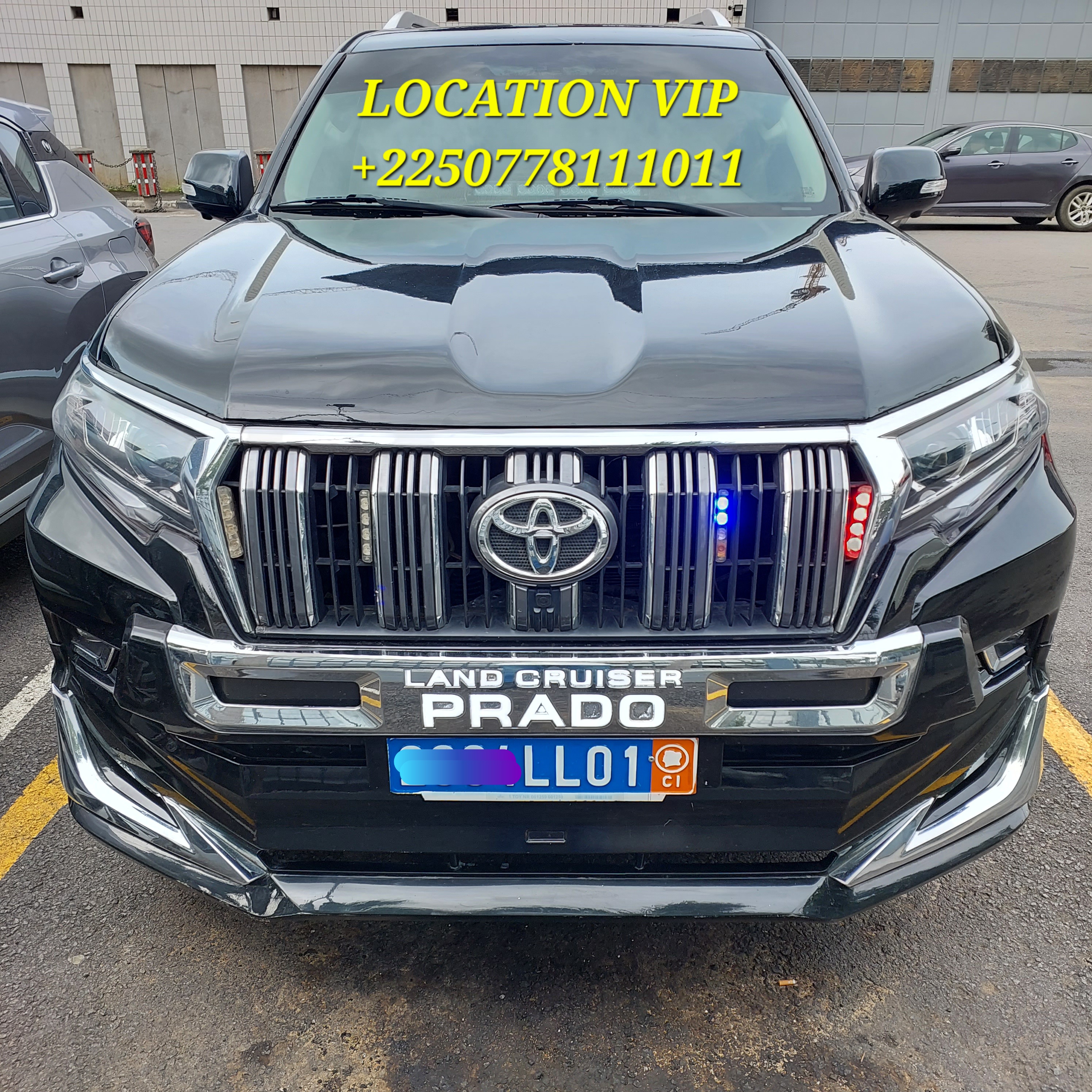 Location- Toyota Prado Abidjan avec chauffeur