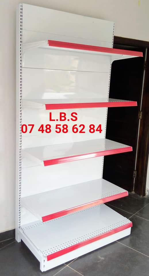 ÉTAGÈRE MÉTALLIQUE IMPORTEE UNE FACE