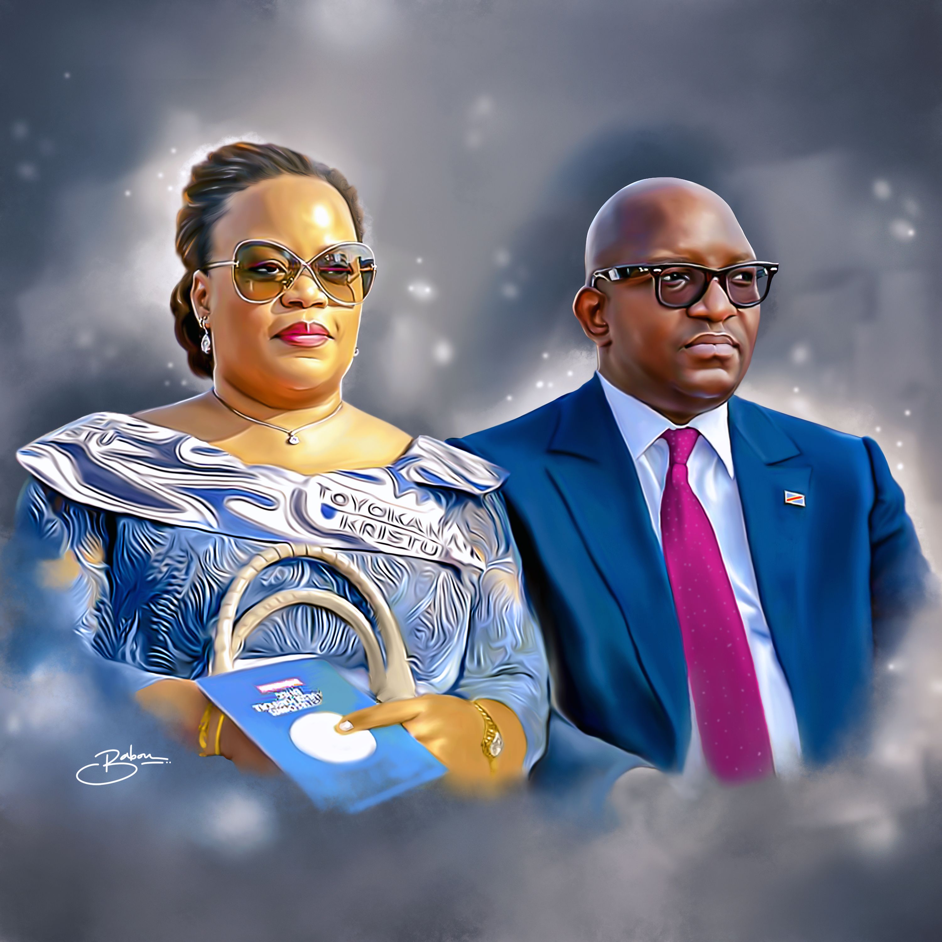 Tableau-Portrait hyperréaliste personnalisé, Peinture numérique-cadeau d'anniversaire, mariage, fête