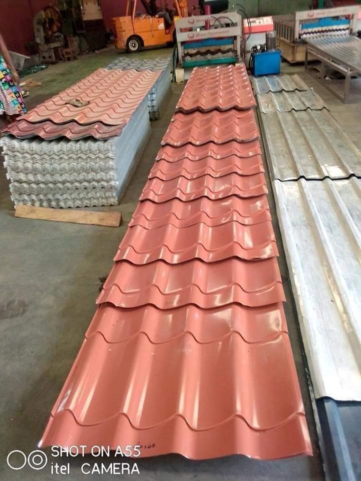 tôles bacs tuiles lisses ondulées accessoires aluminium socatral aluzinc charpente