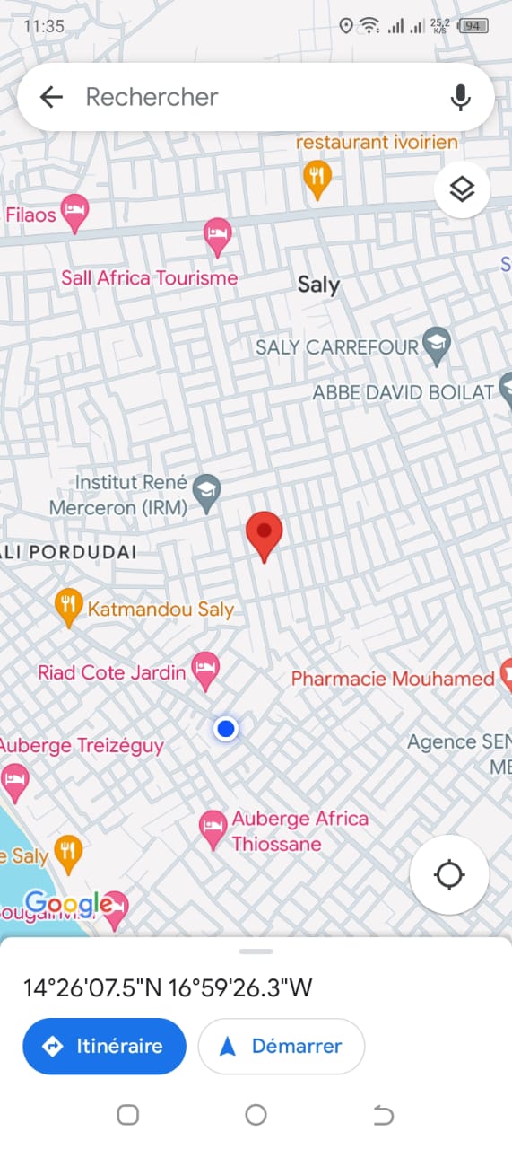 Terrain 300 mètres carrés à Saly Terrain 300 mètres carrés à Saly