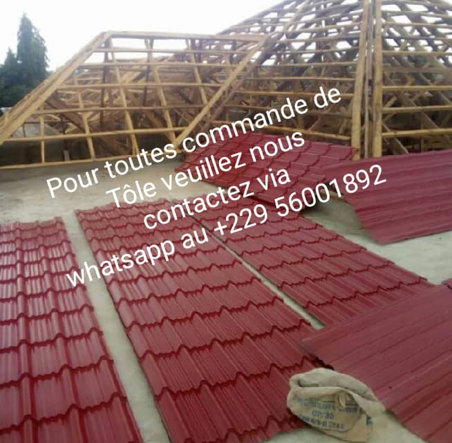 TOLE BAC ET TUILES ACIER OU ALUMINUM