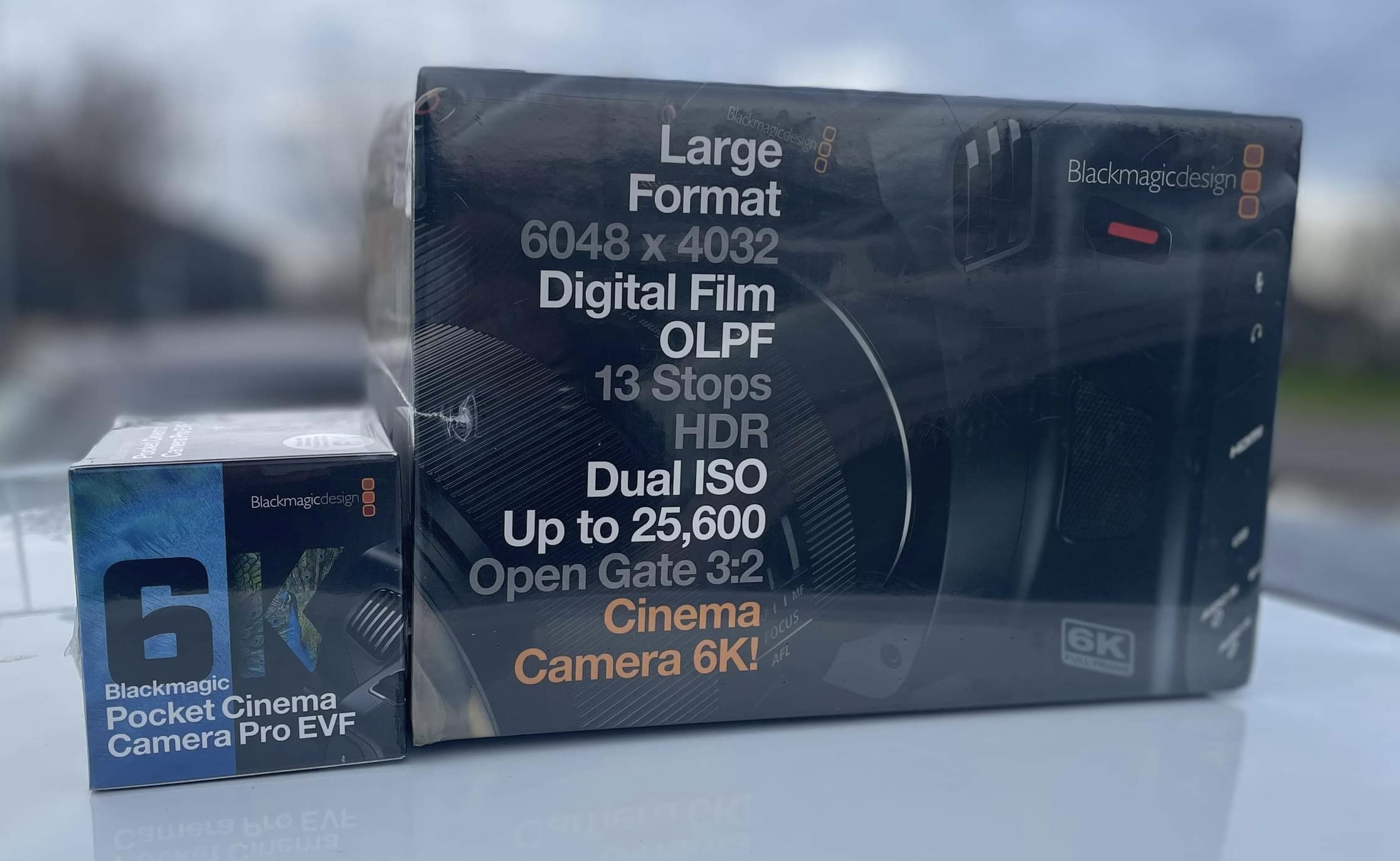 Blackmagic 6K Full Frame & Blackmagic Pocket Cinema Camera Pro EVF