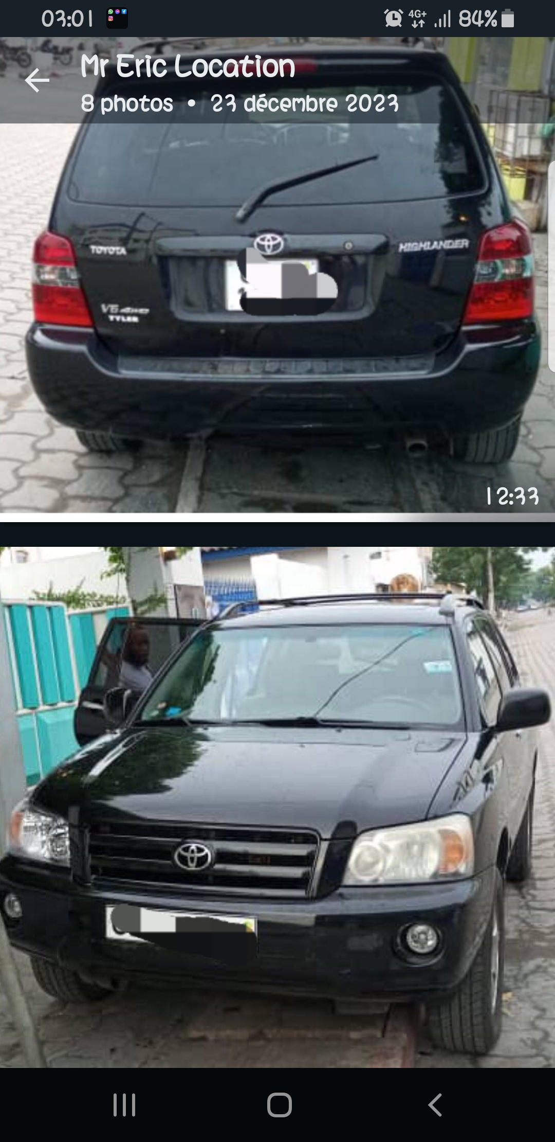 Location de vehicules