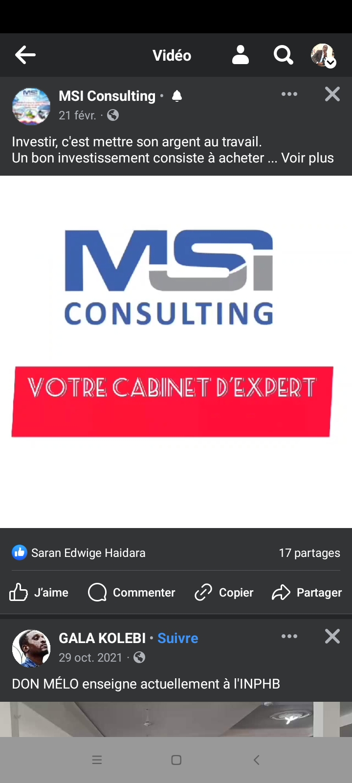 Concepteur de projet d'affaires