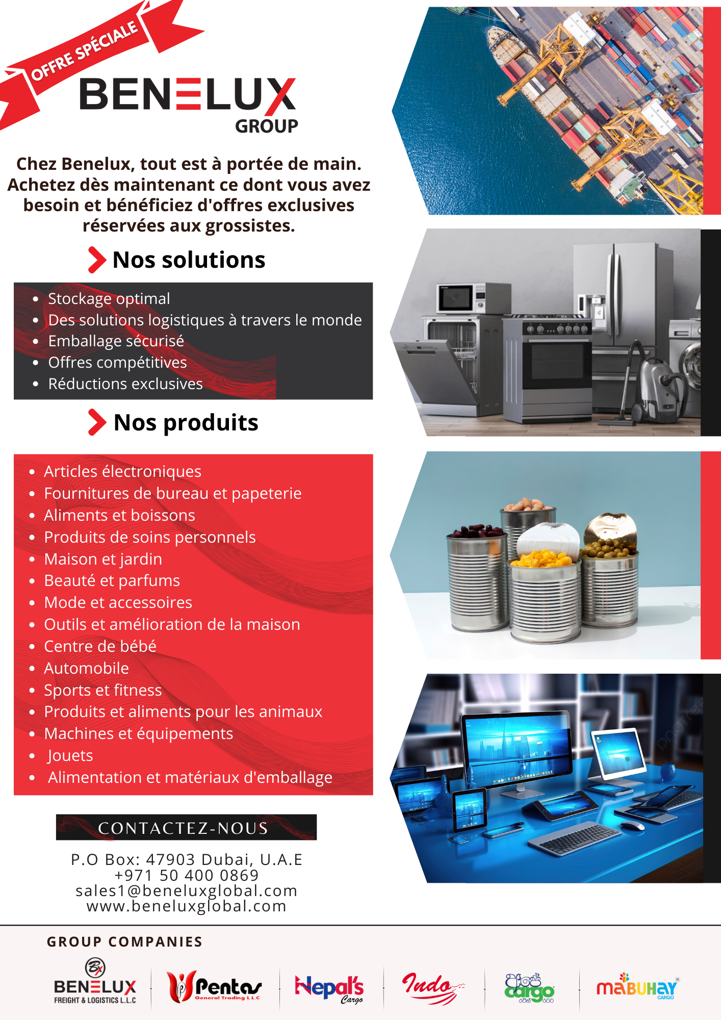 Bénéficiez d'offres exclusives réservées aux grossistes Bénéficiez d'offres exclusives réservées aux grossistes