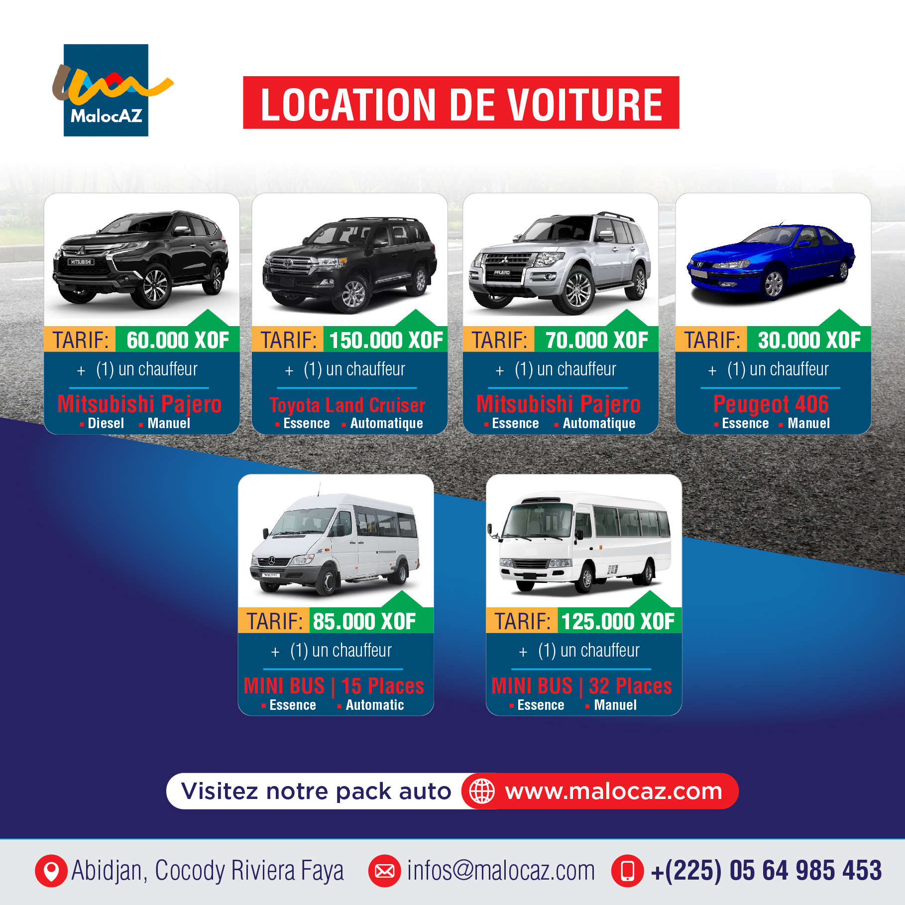 Location de voiture Abidjan