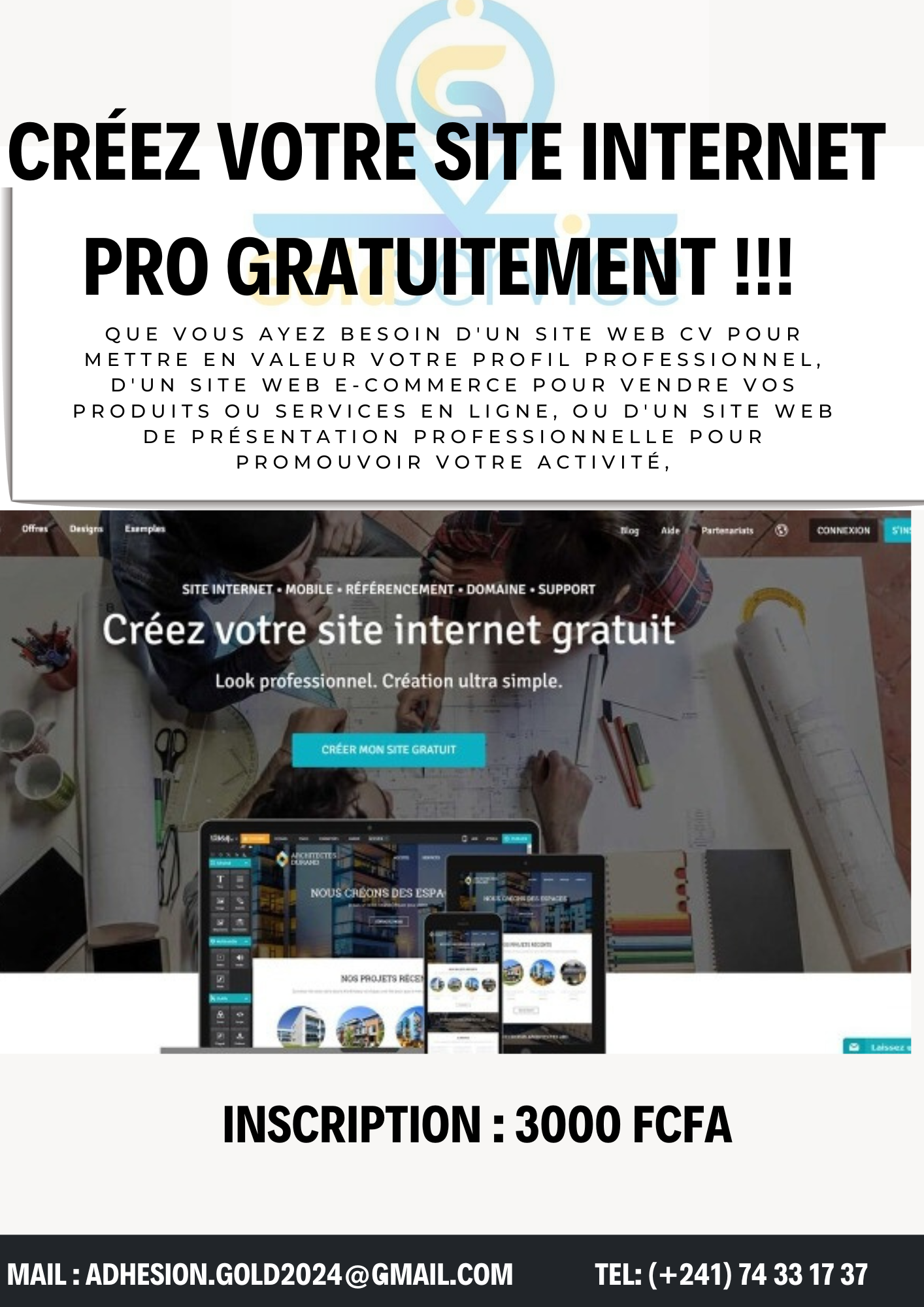 OBTENEZ VOTRE SITE INTERNET PRO GRATUIT ! OBTENEZ VOTRE SITE INTERNET PRO GRATUIT !