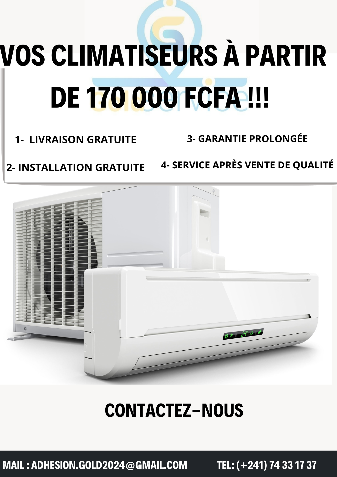 Rafraîchissez votre été dès maintenant ! Climatiseurs avec Livraison Gratuite ! Rafraîchissez votre été dès maintenant ! Climatiseurs avec Livraison Gratuite !