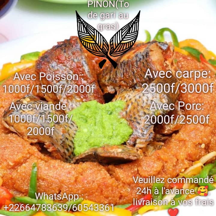 les mets de "Chez Doris"