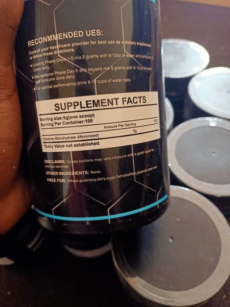 Créatine Monohydrate 500g