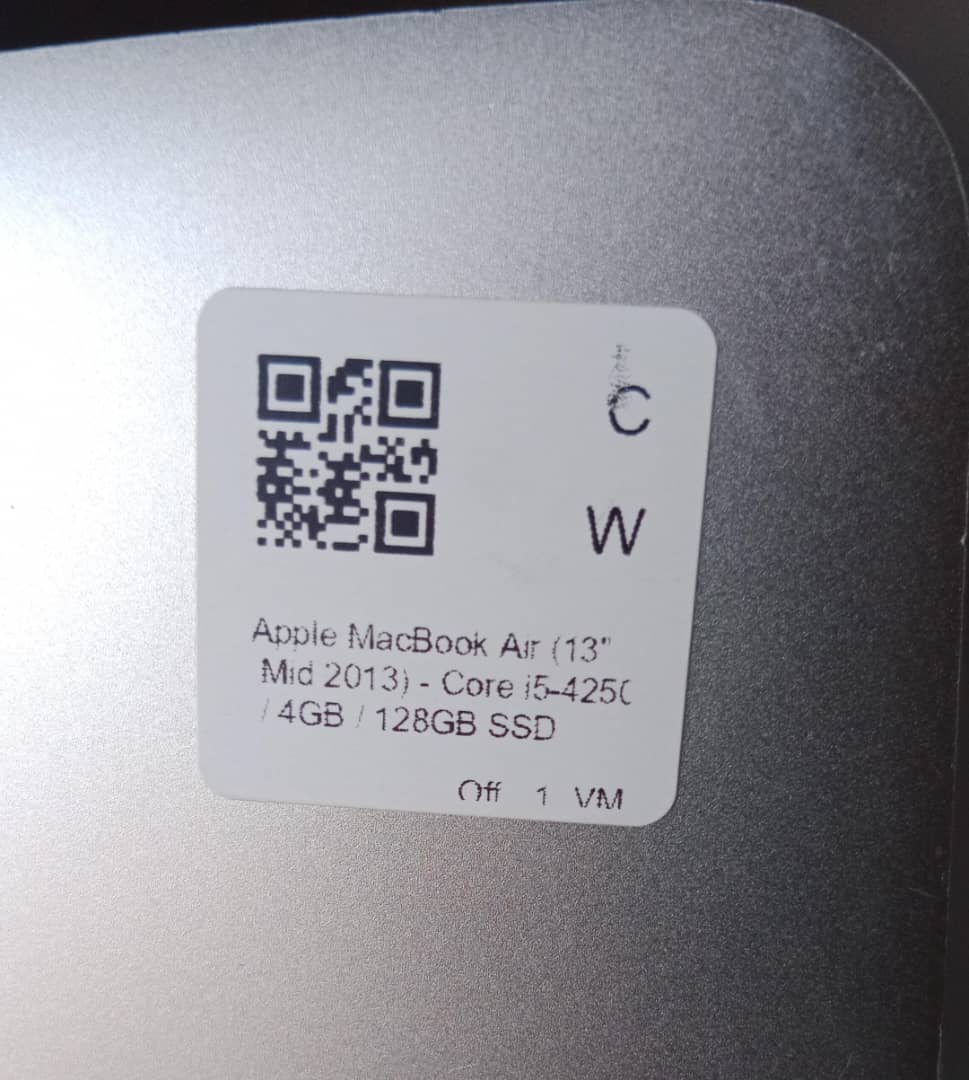 Vente Ordinateur MacBook Air