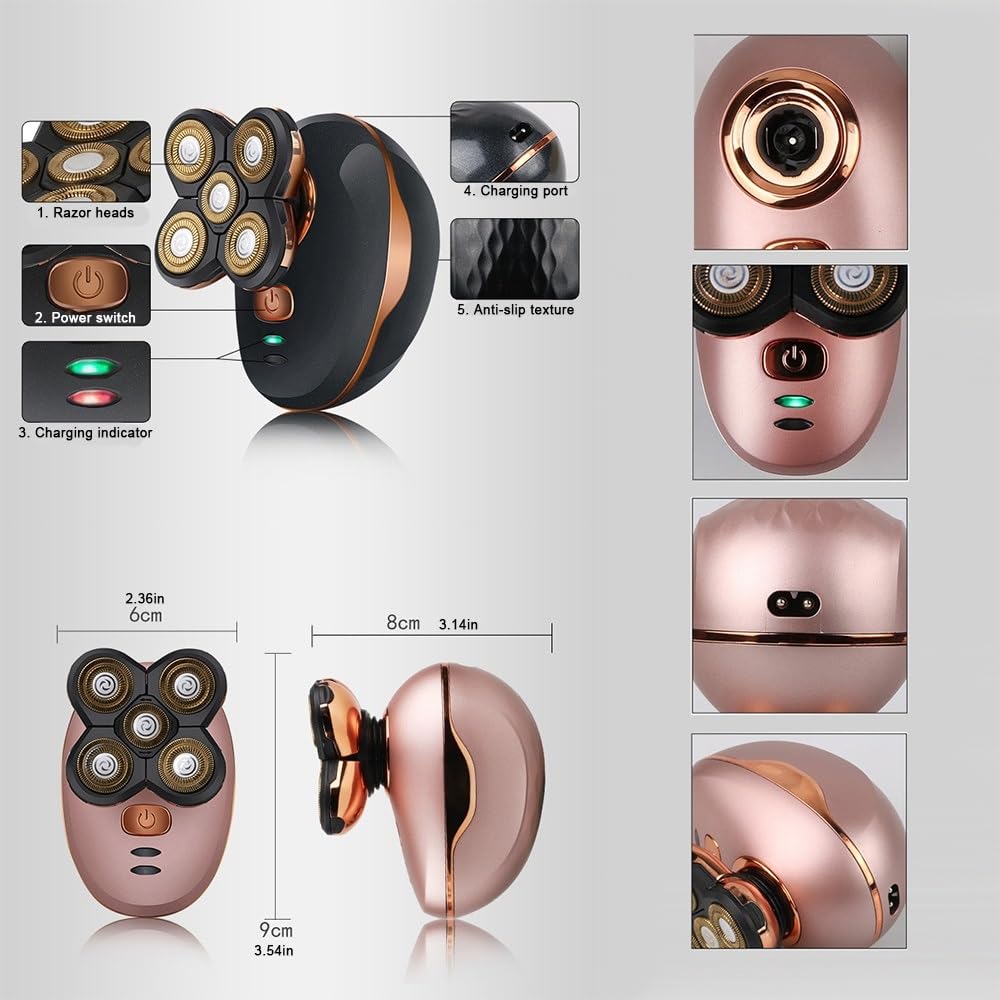 Rasoir électrique rechargeable 5 en 1