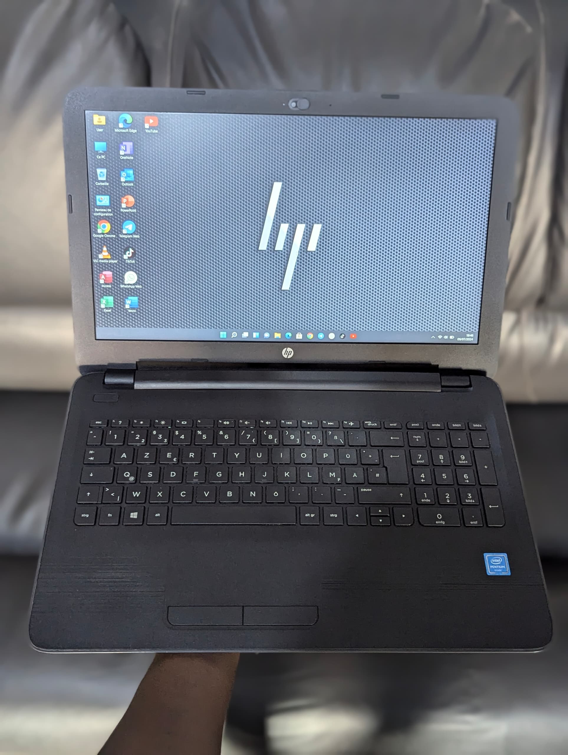 HP Quad core Modèle Hp250 G5 Notebook Pc Processeur Intel Pentium CPU N3710 1.60~1.60GHz (4coeur 4cp