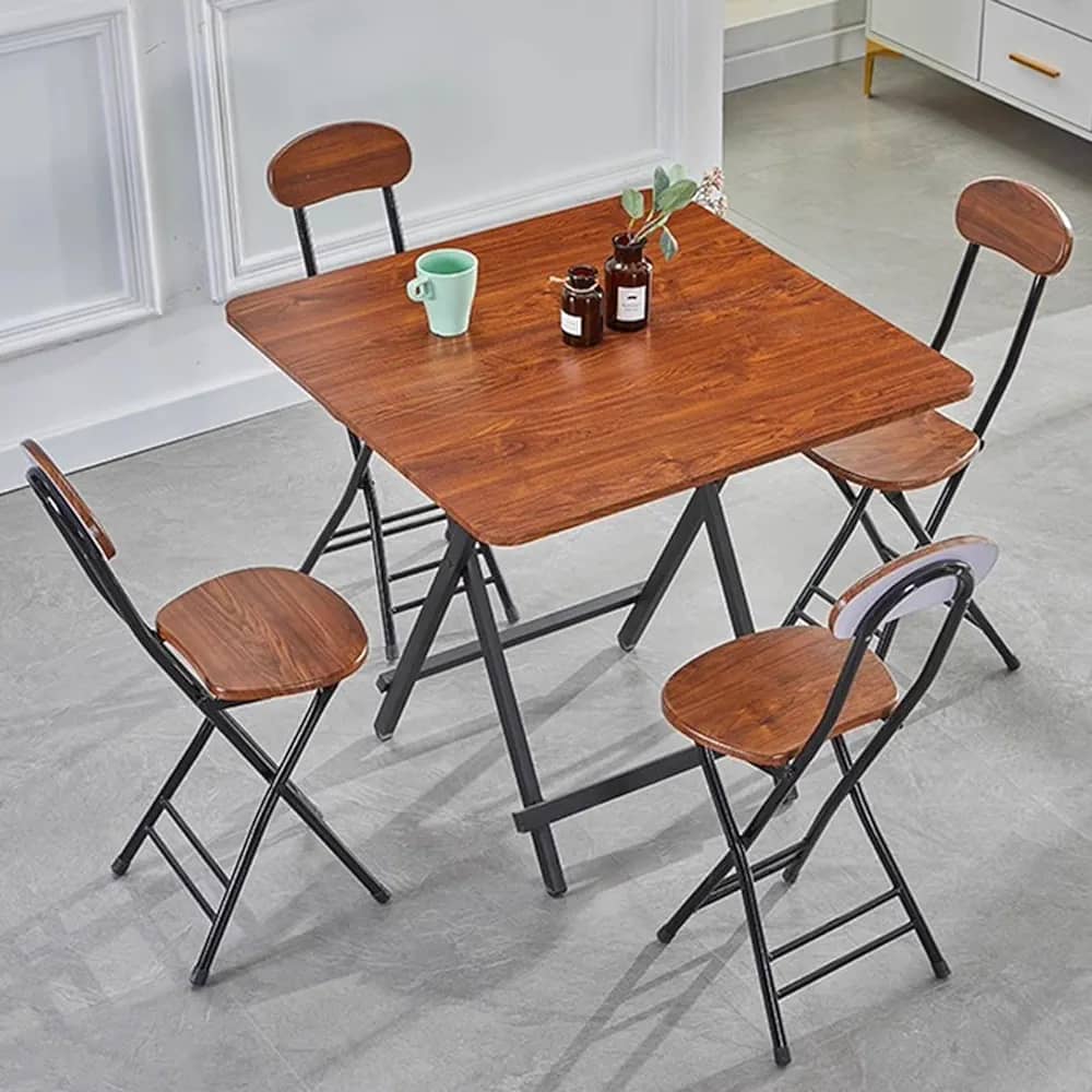 Table + 4 chaises pliantes