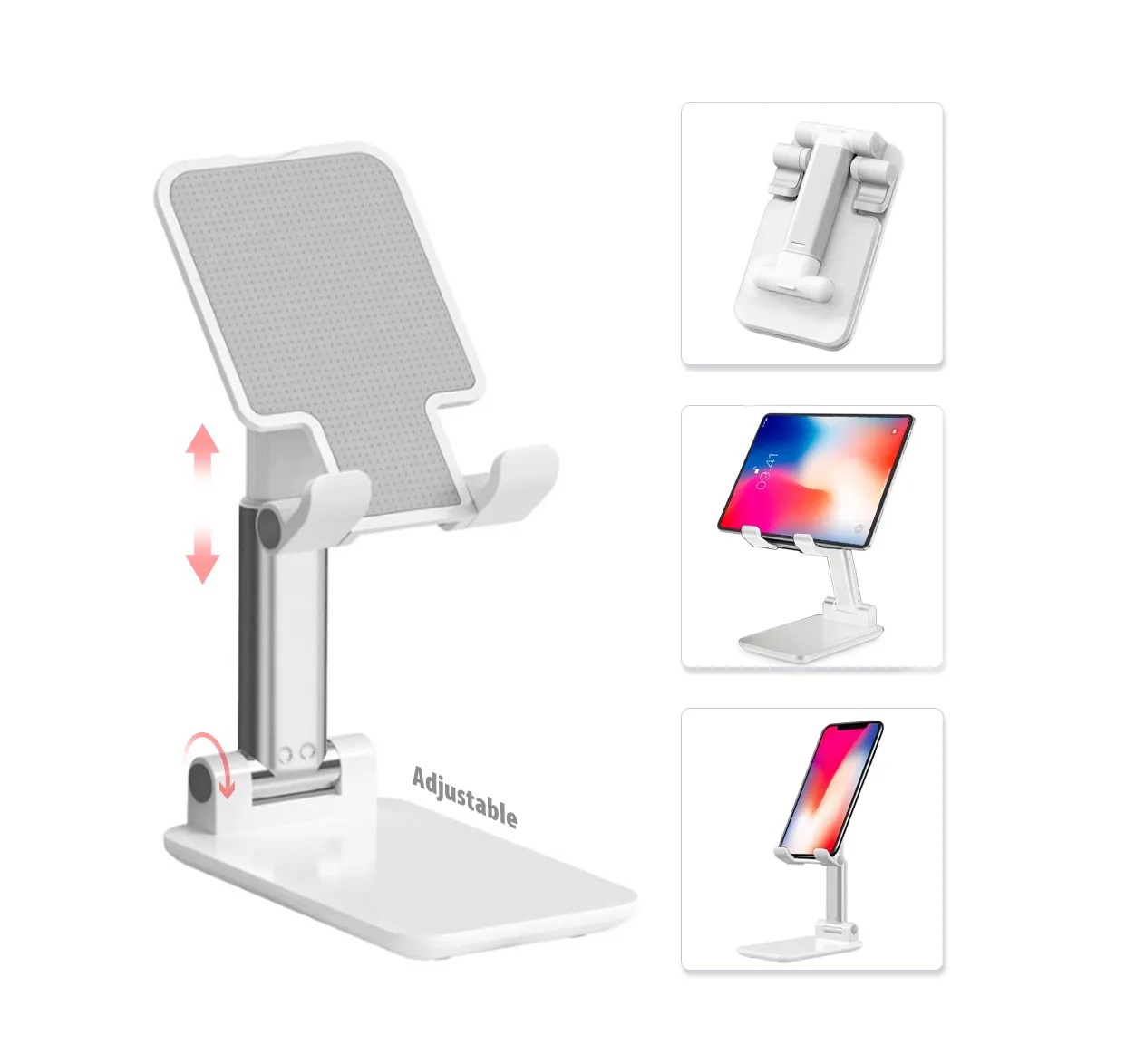 support de téléphone portable pliable universel réglable en hauteur