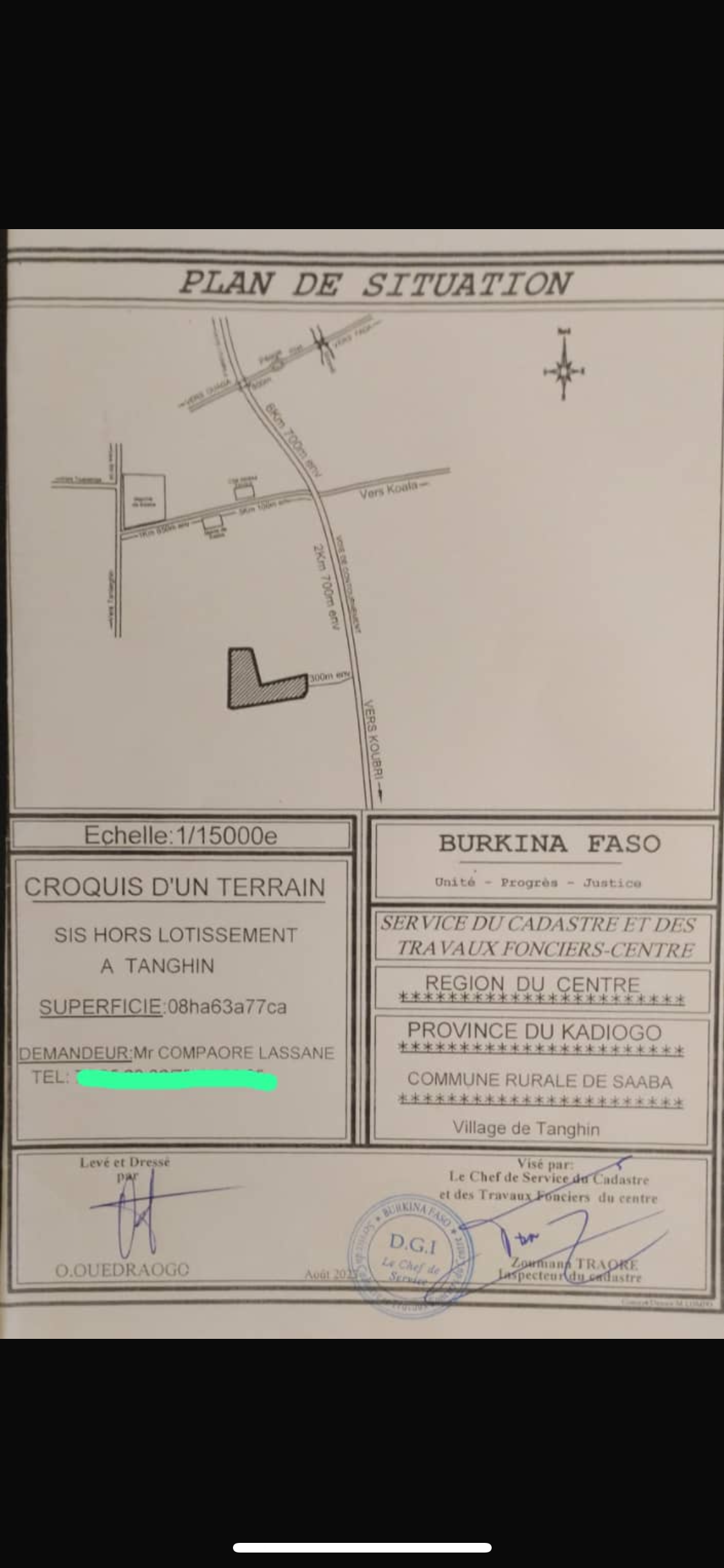 Terrain de 22 hectares