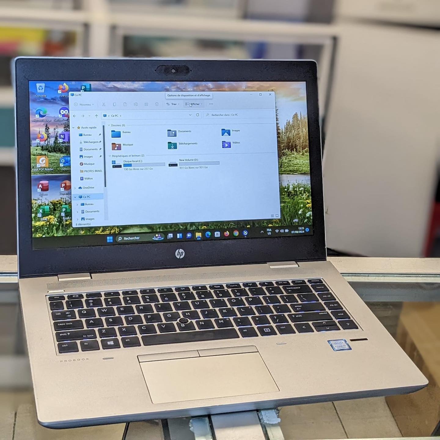 HP PROBOOK 640 G5, Intel core i7 8eme génération - 16go Ram