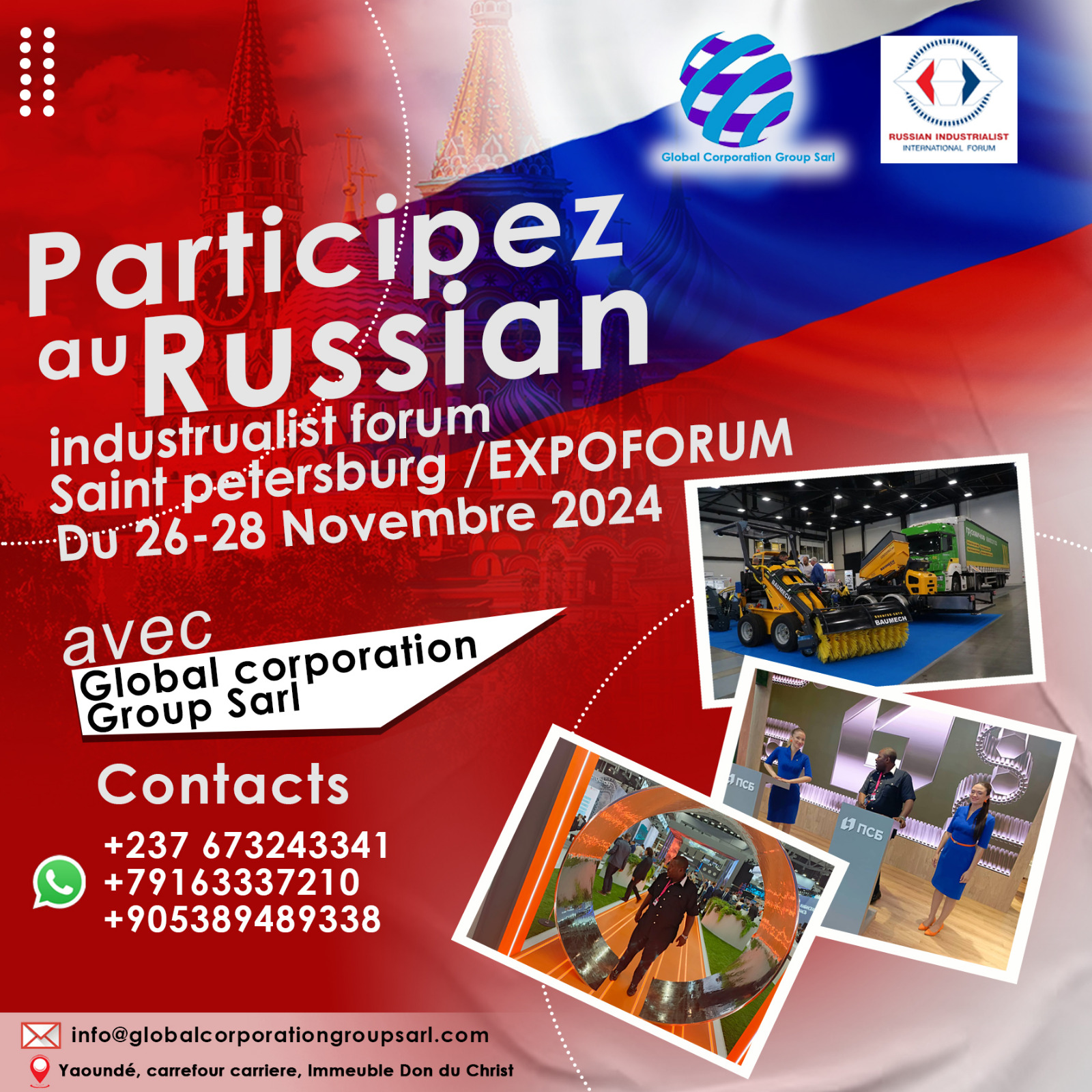 INVITATION FORUM INDUSTRIEL INTERNATIONAL RUSSE
