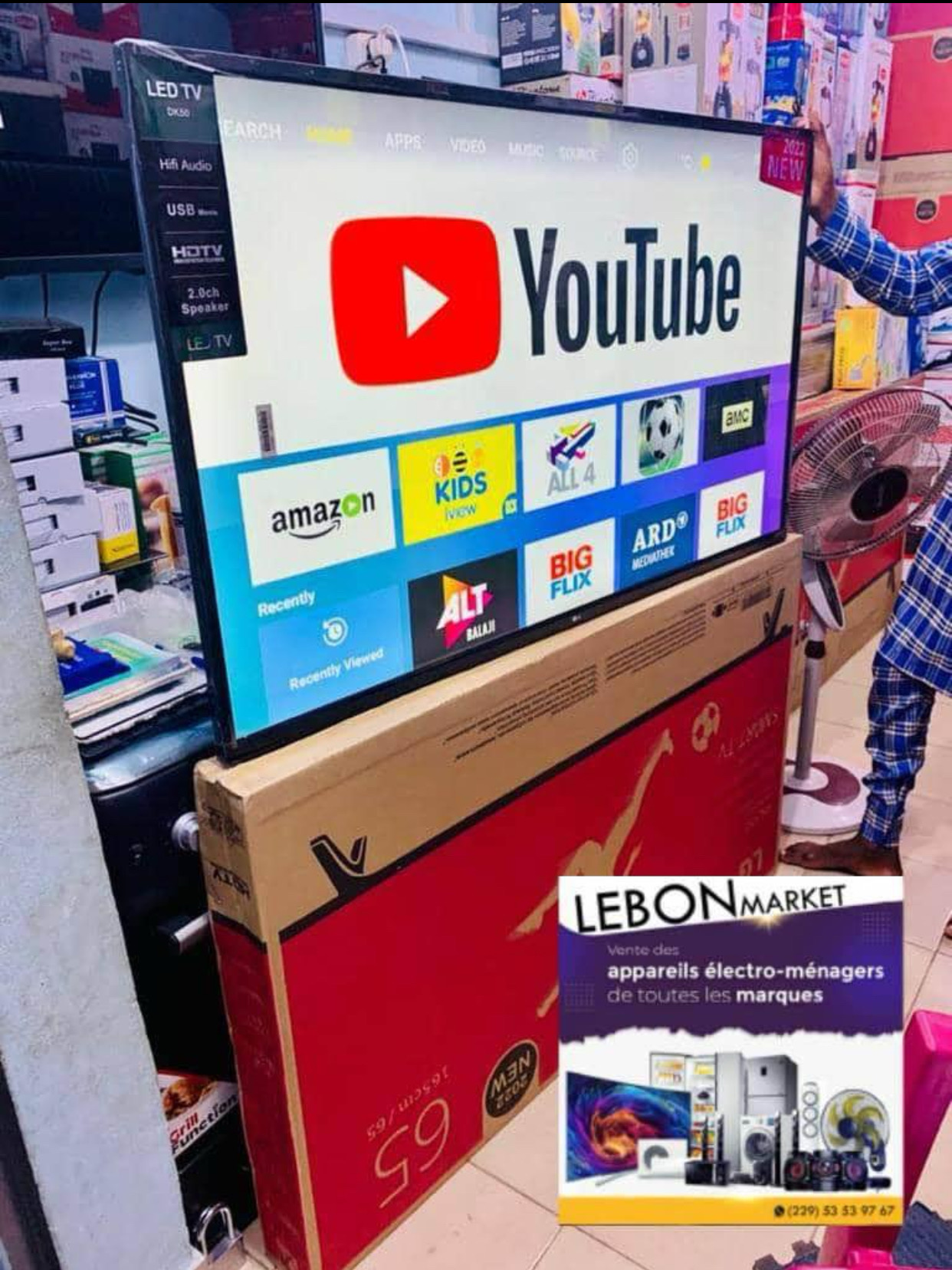 Des Tv Smart images 4K sans bordure