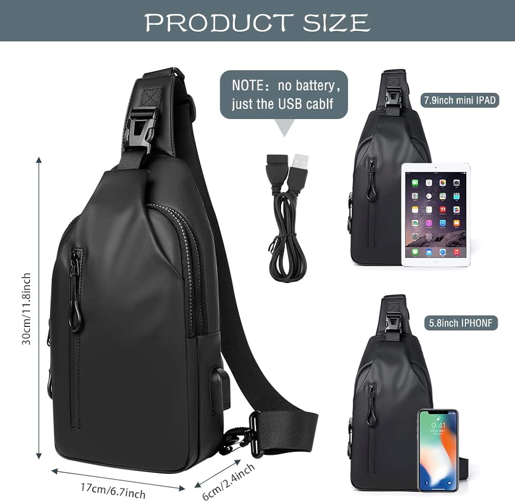 Sac à bandoulière vertical multifonctionnel