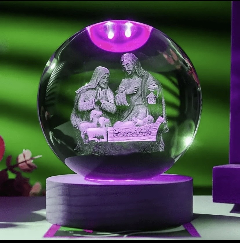 boule de cristal chrétien