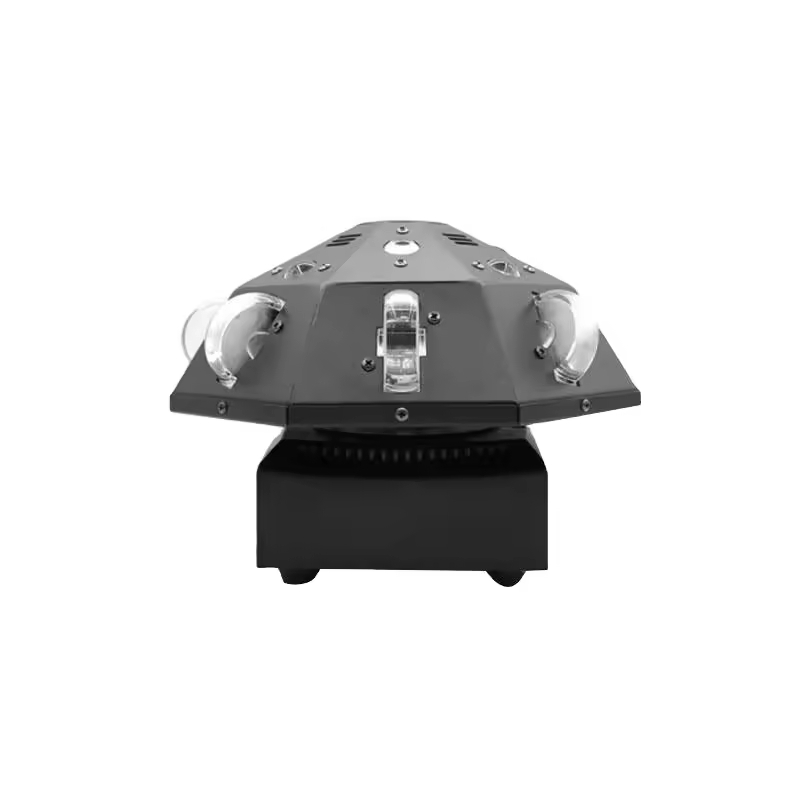 Projecteur Laser rotatif à 360 ° Rgbw Led, 16 pièces de 3w + Laser vert