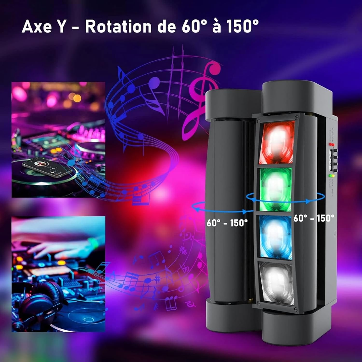 Projecteur led jeux de lumière