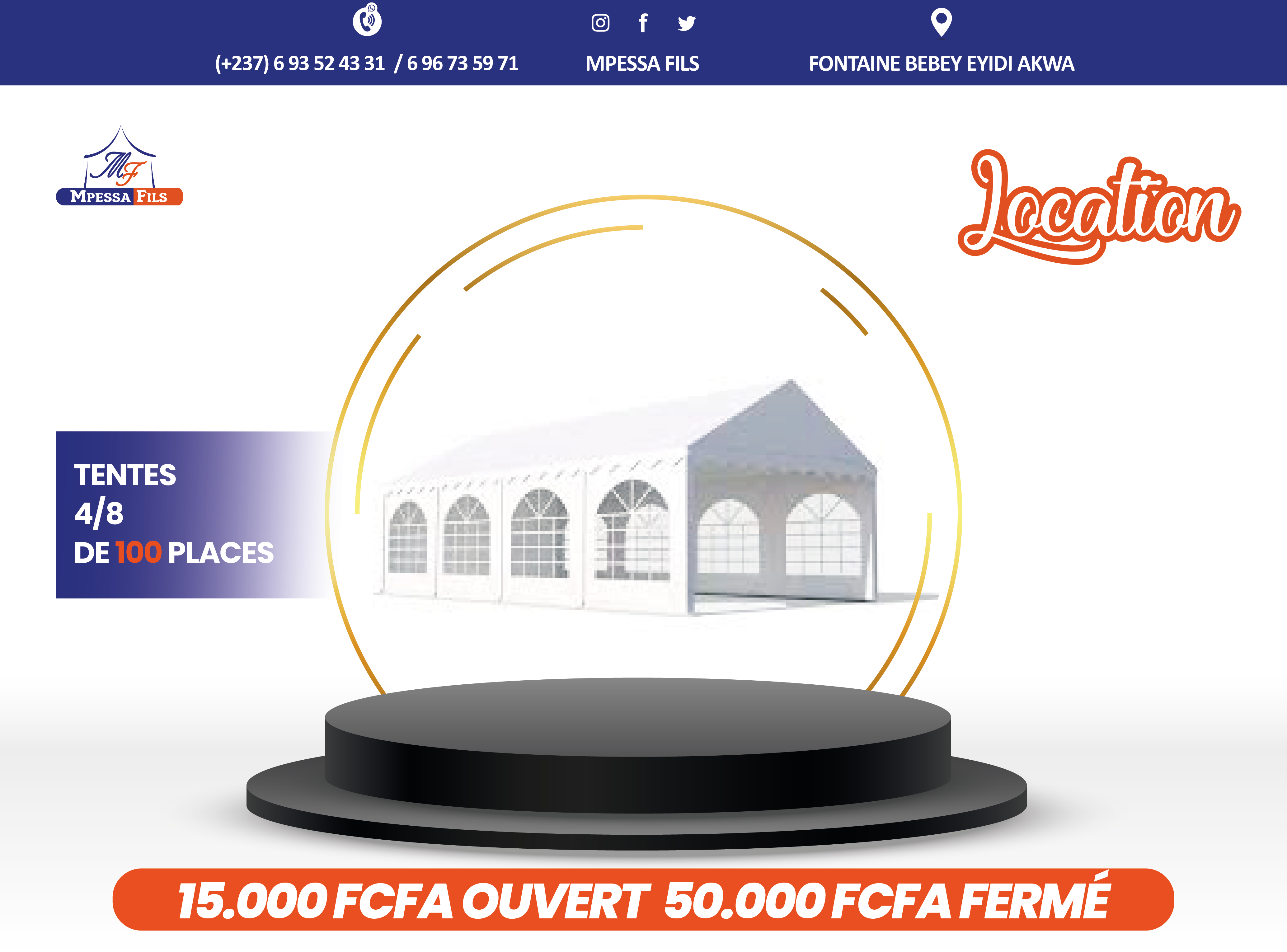 Location de chapiteaux et tentes