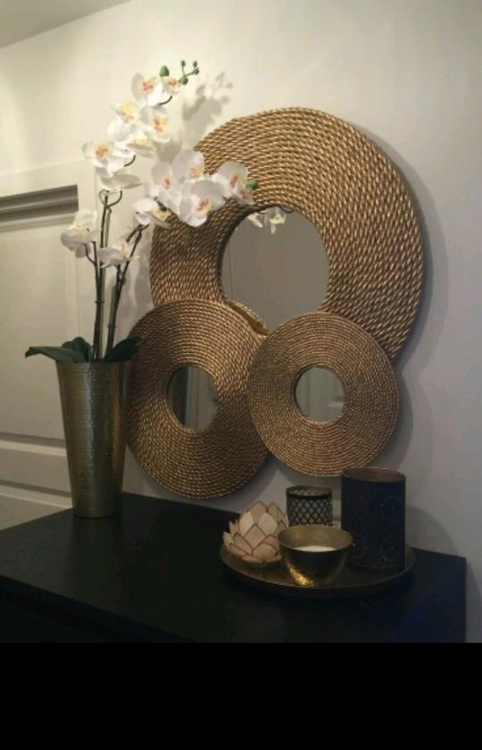 miroir jute