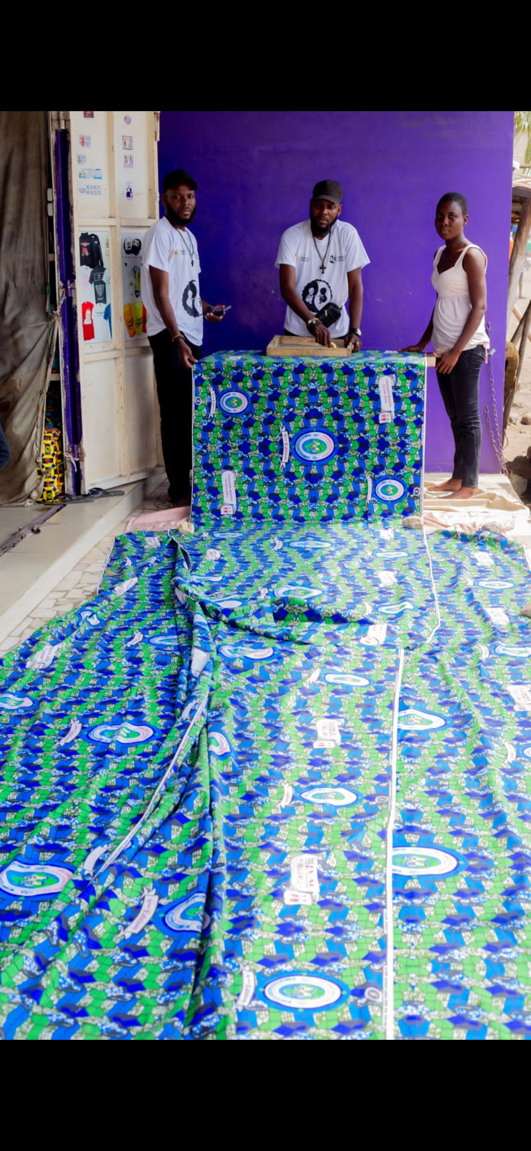 impression sur pagnes