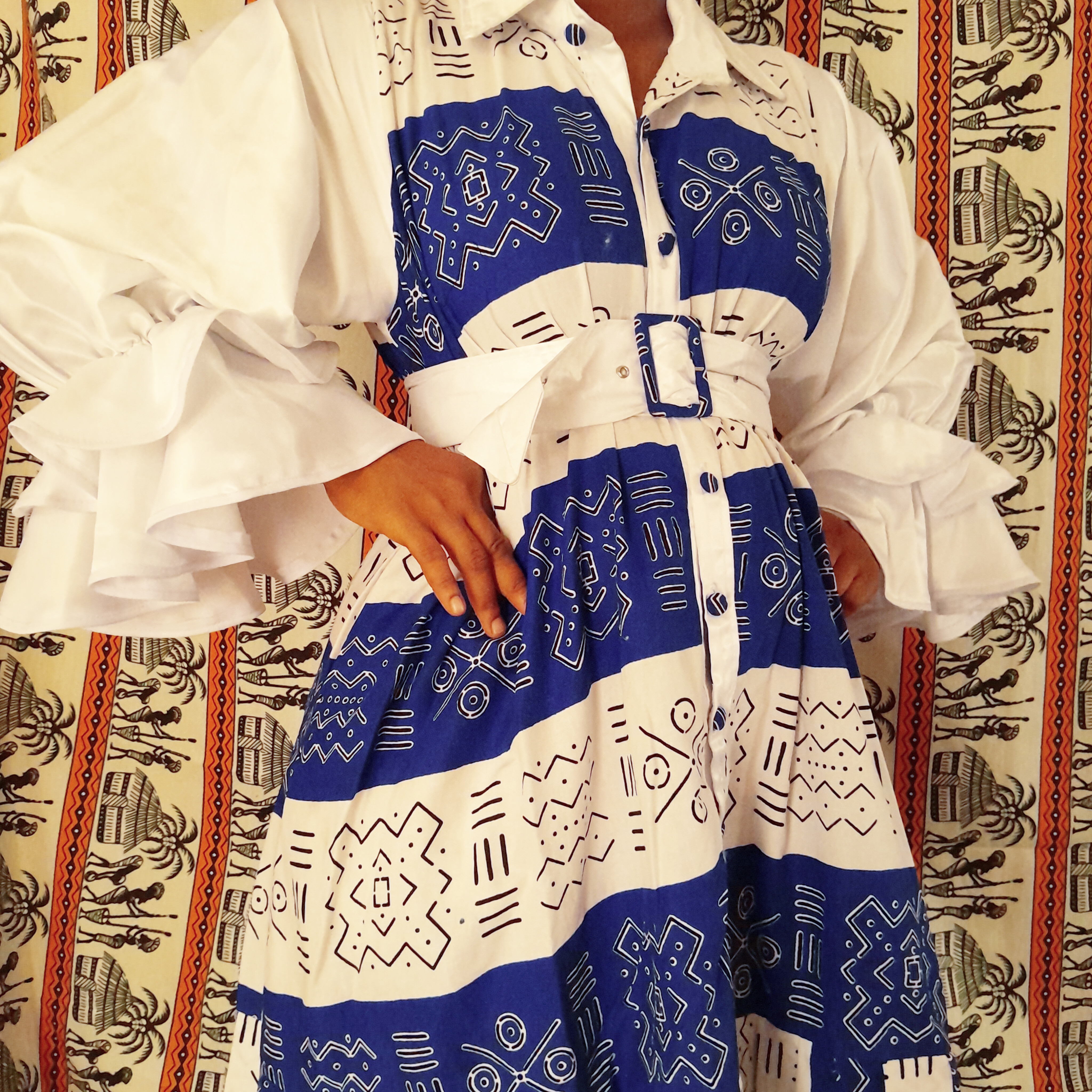 Robe en wax disponible très bon prix