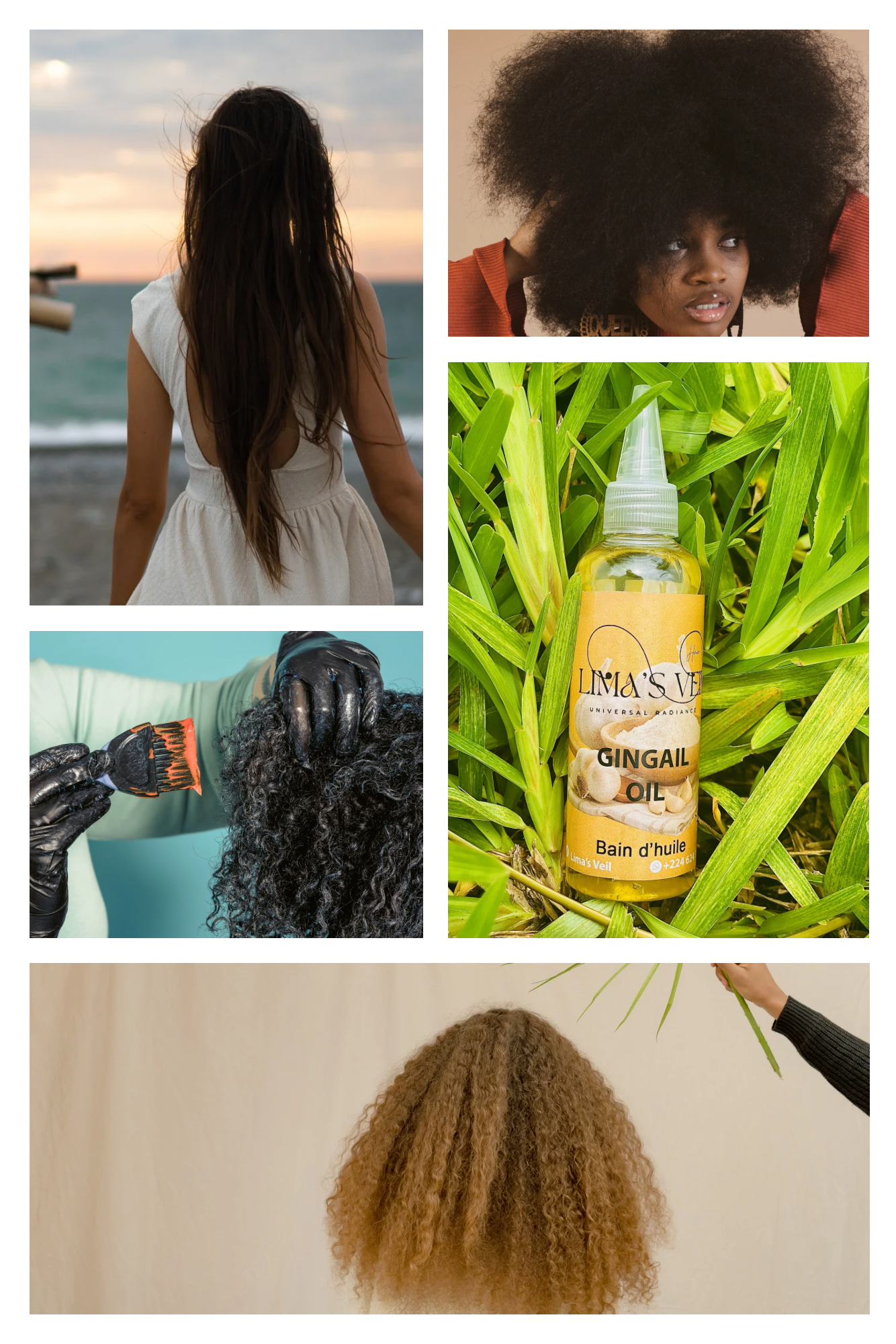 Booster de Cheveux, Huile de Gingail Booster de Cheveux, Huile de Gingail