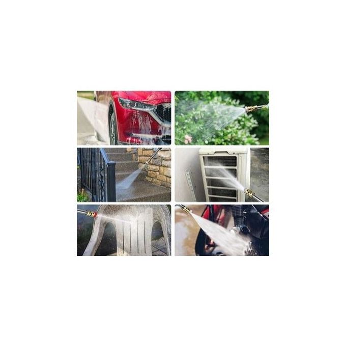 Pistolet à Eau Lavage De Voiture Portable (haute Pression) - Avec 2 Batteries