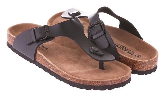 sandale confortable 100% cuire