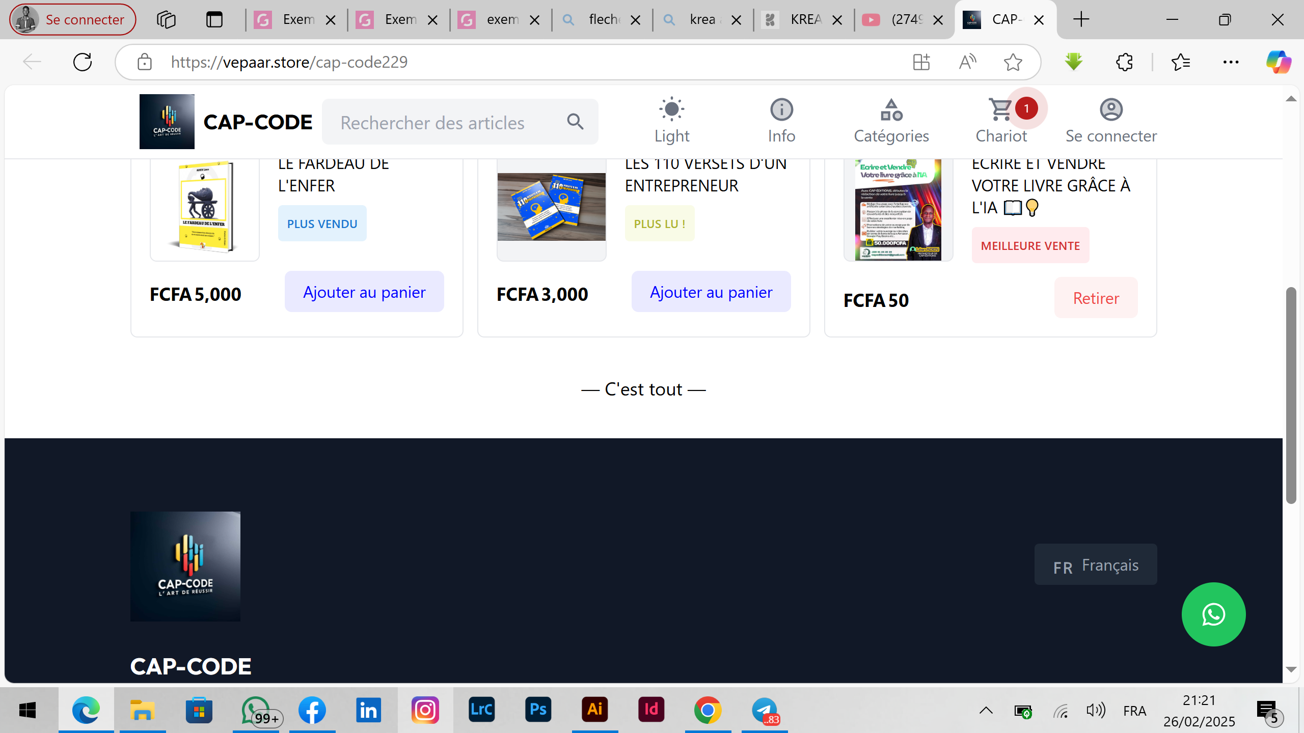 Lancez Votre Boutique en Ligne en 72h Seulement !