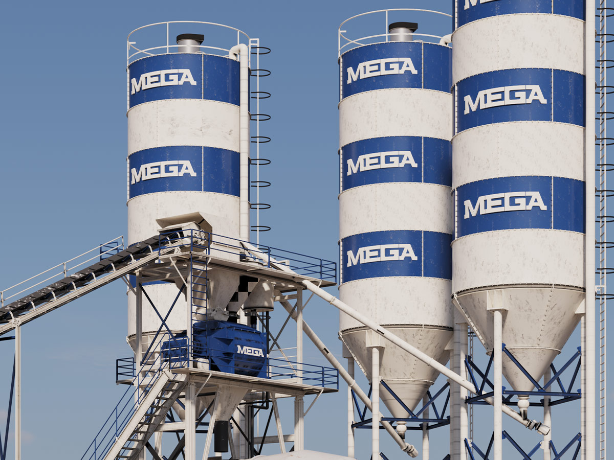 CENTRALE A BETON 90 m3 – MELANGEUR A DOUBLE ARBRE (ITALIEN) CENTRALE A BETON 90 m3 – MELANGEUR A DOUBLE ARBRE (ITALIEN)