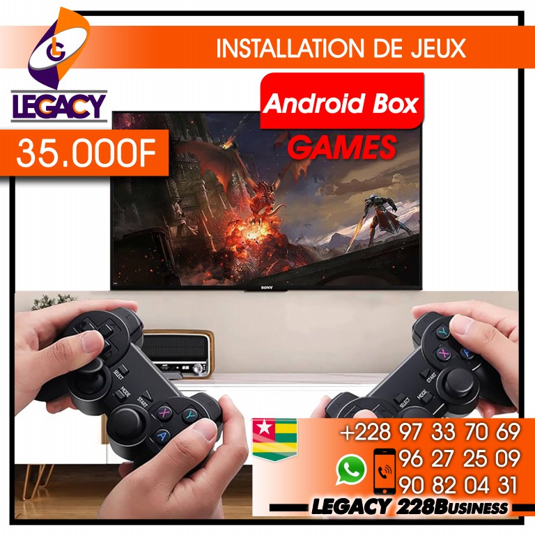 INSTALLATION JEUX ANDROID BOX