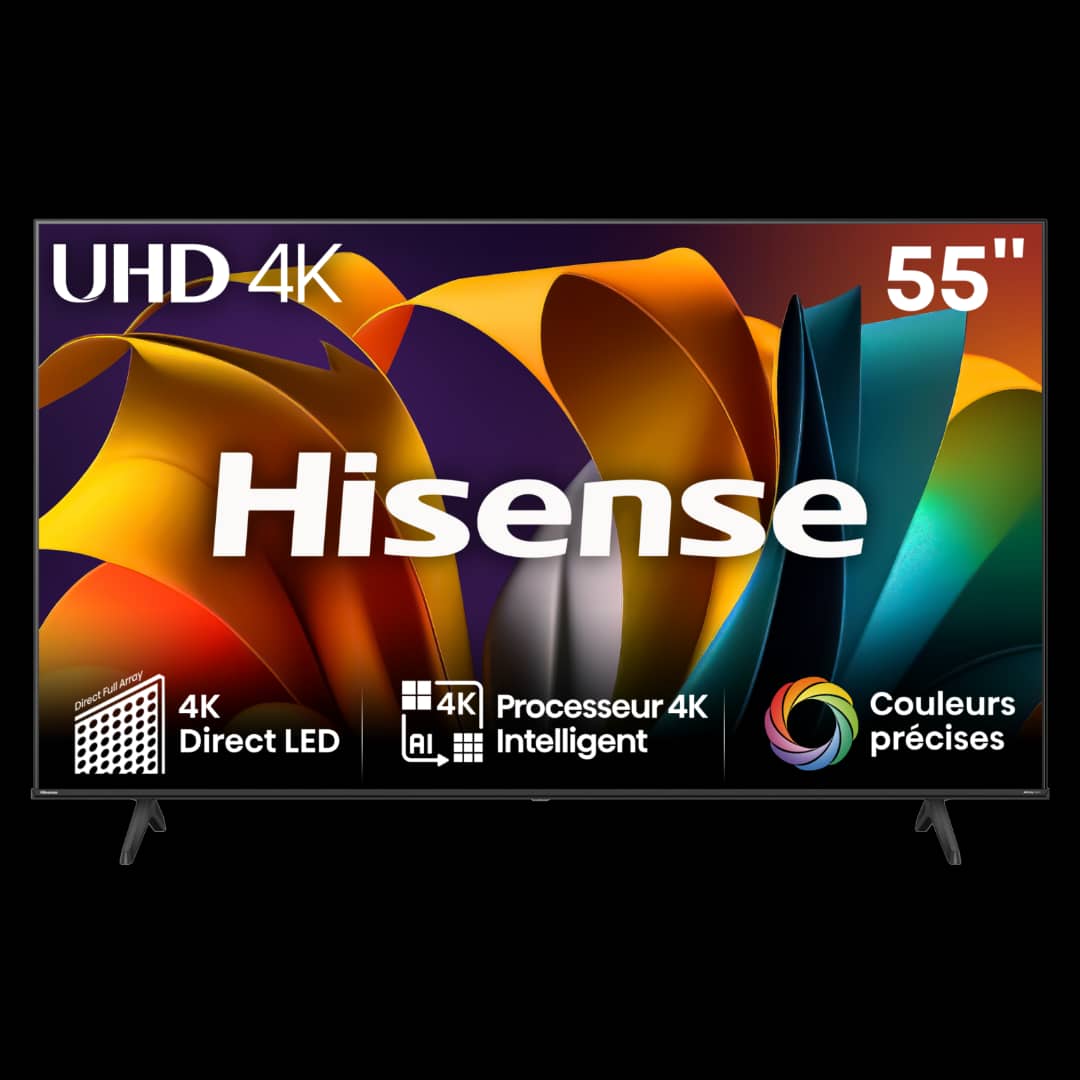 Smart TV Hisense 55 pouces série A6 4K UHD Smart TV Hisense 55 pouces série A6 4K UHD