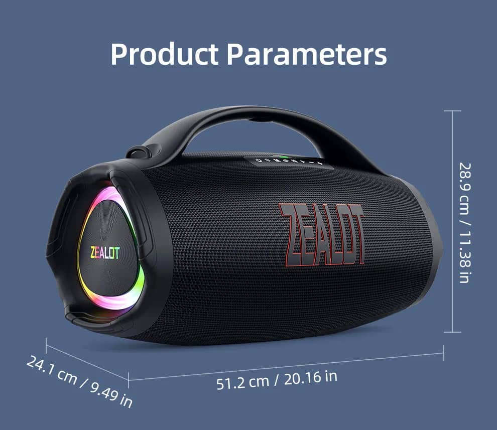 Haut-parleur Bluetooth Zealot S98, 160 W