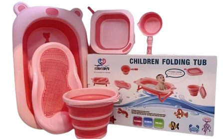 Ensemble de de bassine Pliable 05 Pieces