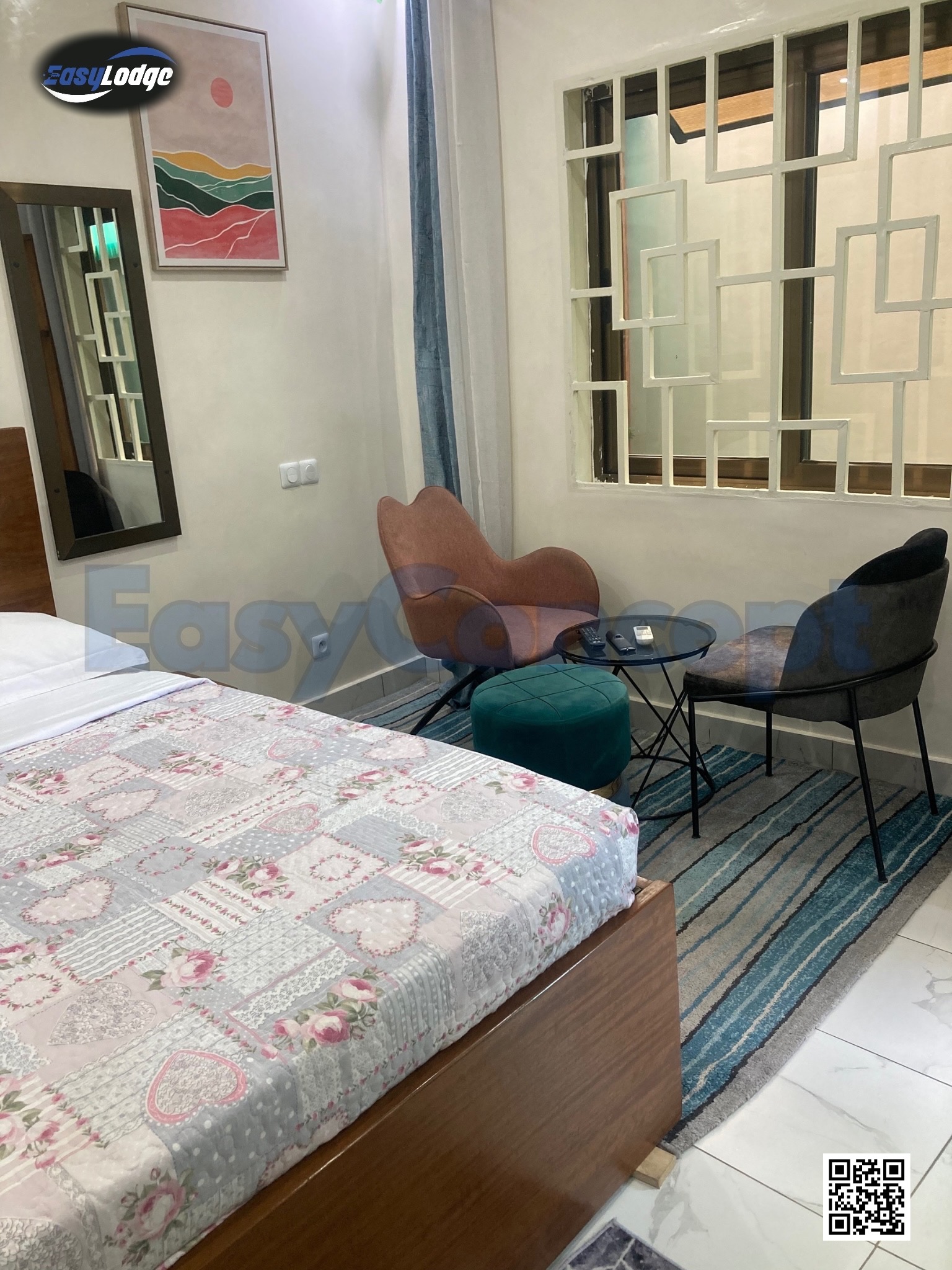 Studio meublé à louer – Diata, à 10 min de l’aéroport Maya-Maya