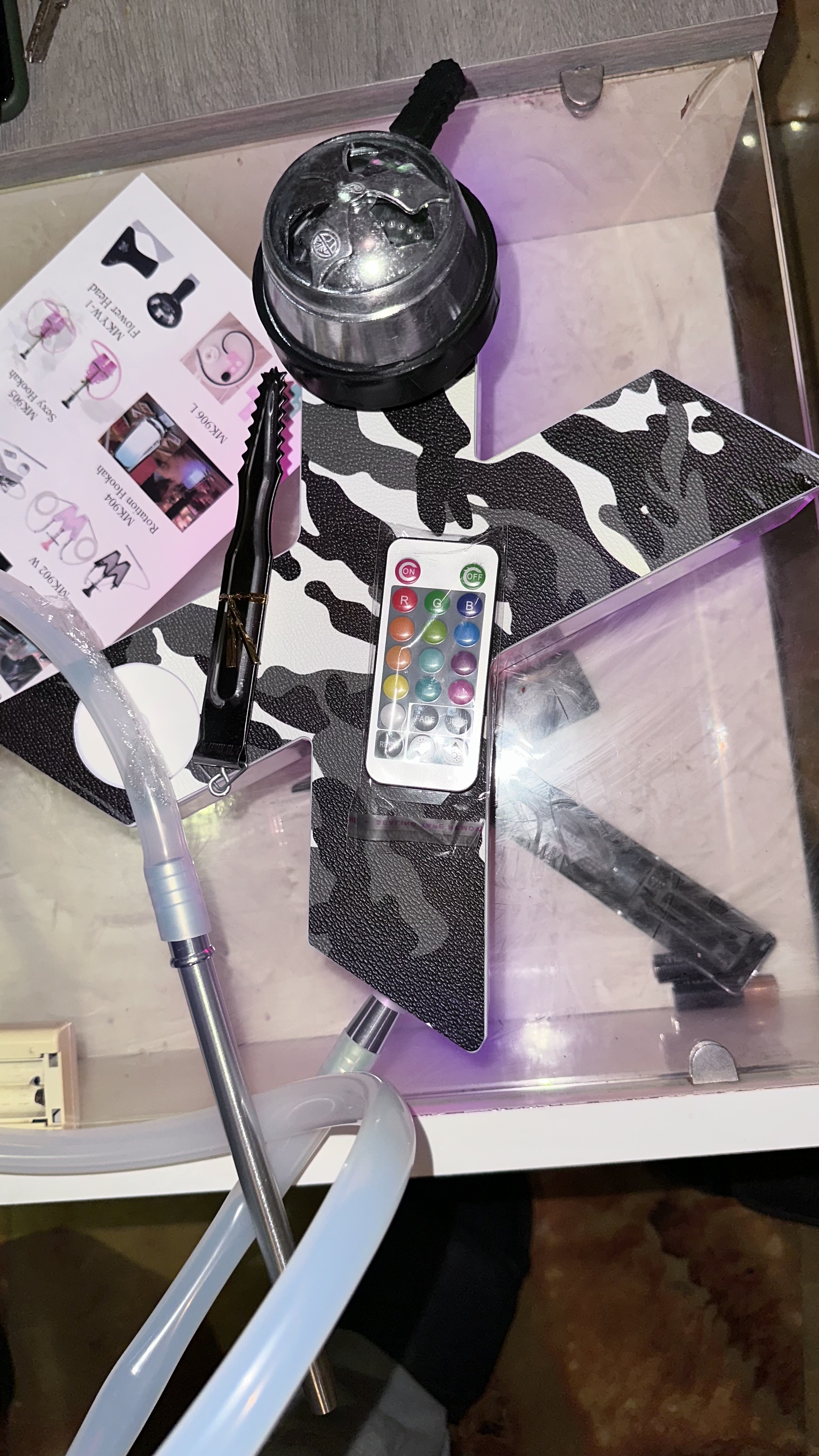 Chicha moderne avec LED